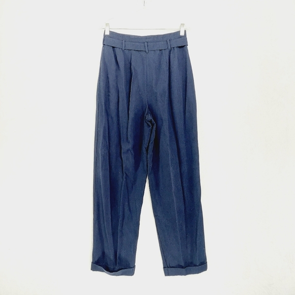 Karen Kane Blue Straight Leg Pants 3454 - Picture 4 of 8